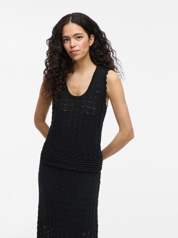 Tops en tricot 'VIDolise' VILA en noir : devant