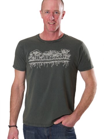 T-Shirt 'Fairwear Organic Mirror' Life-Tree en vert