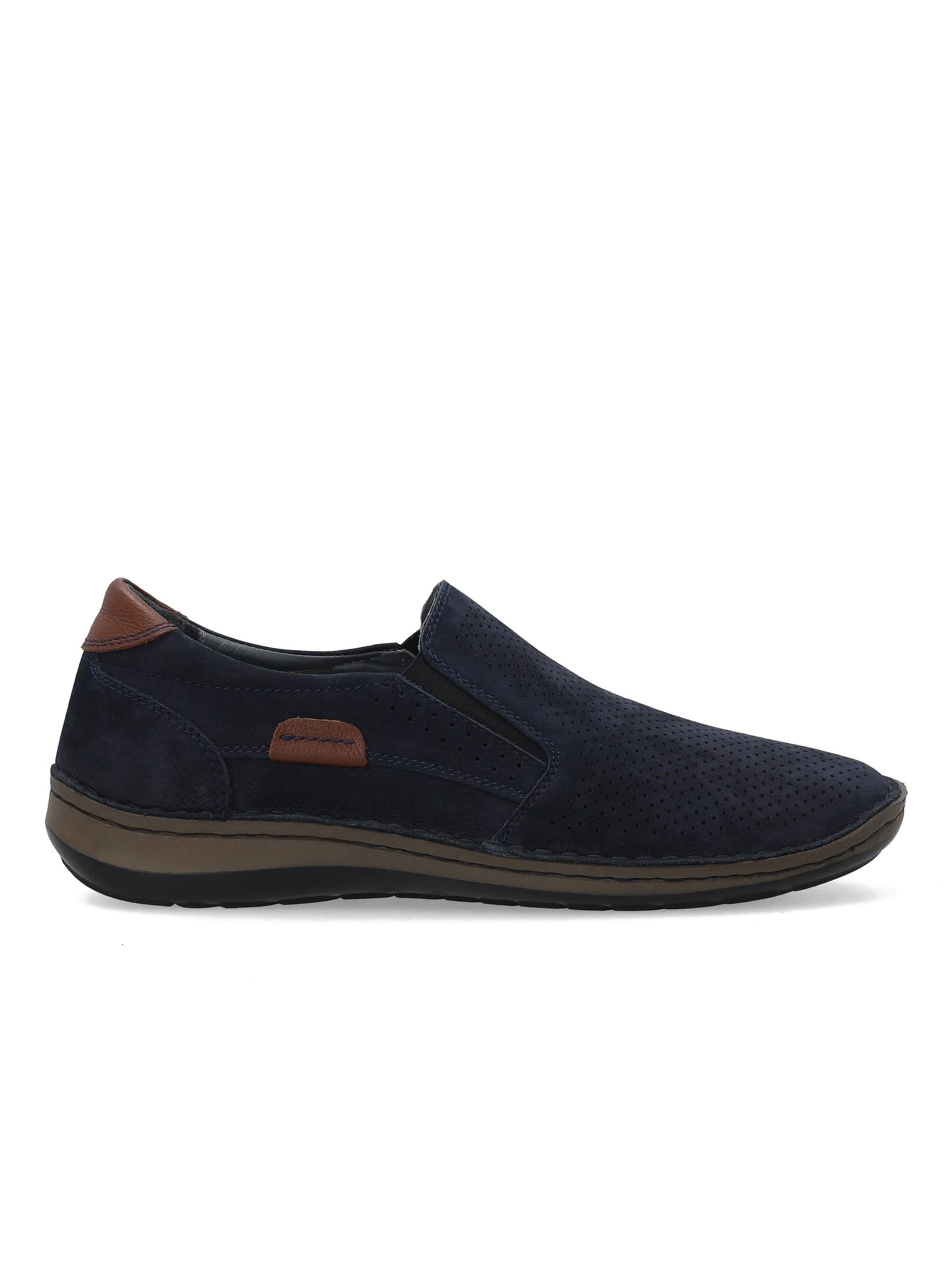 VENEZIA Classic Flats in Blue: front