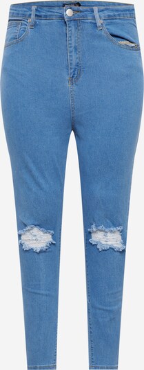 Nasty Gal Plus Jeans in blue denim, Produktansicht