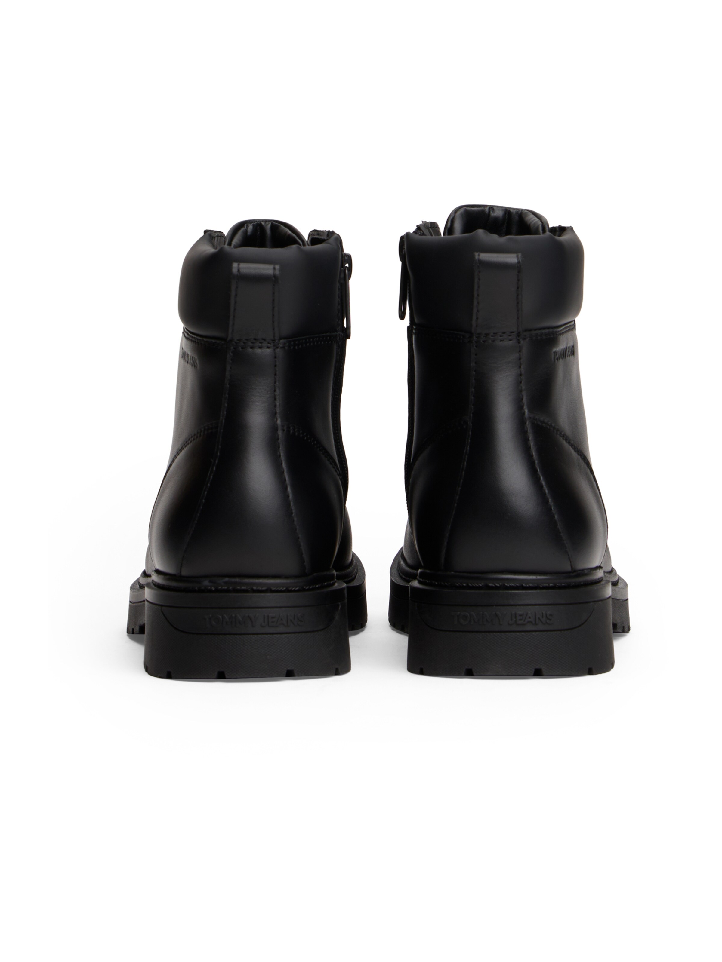 melns Tommy Jeans Klasiskie šņorzābaki