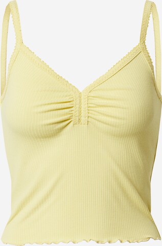 EDITED - Top de punto 'Clara' en amarillo: frente