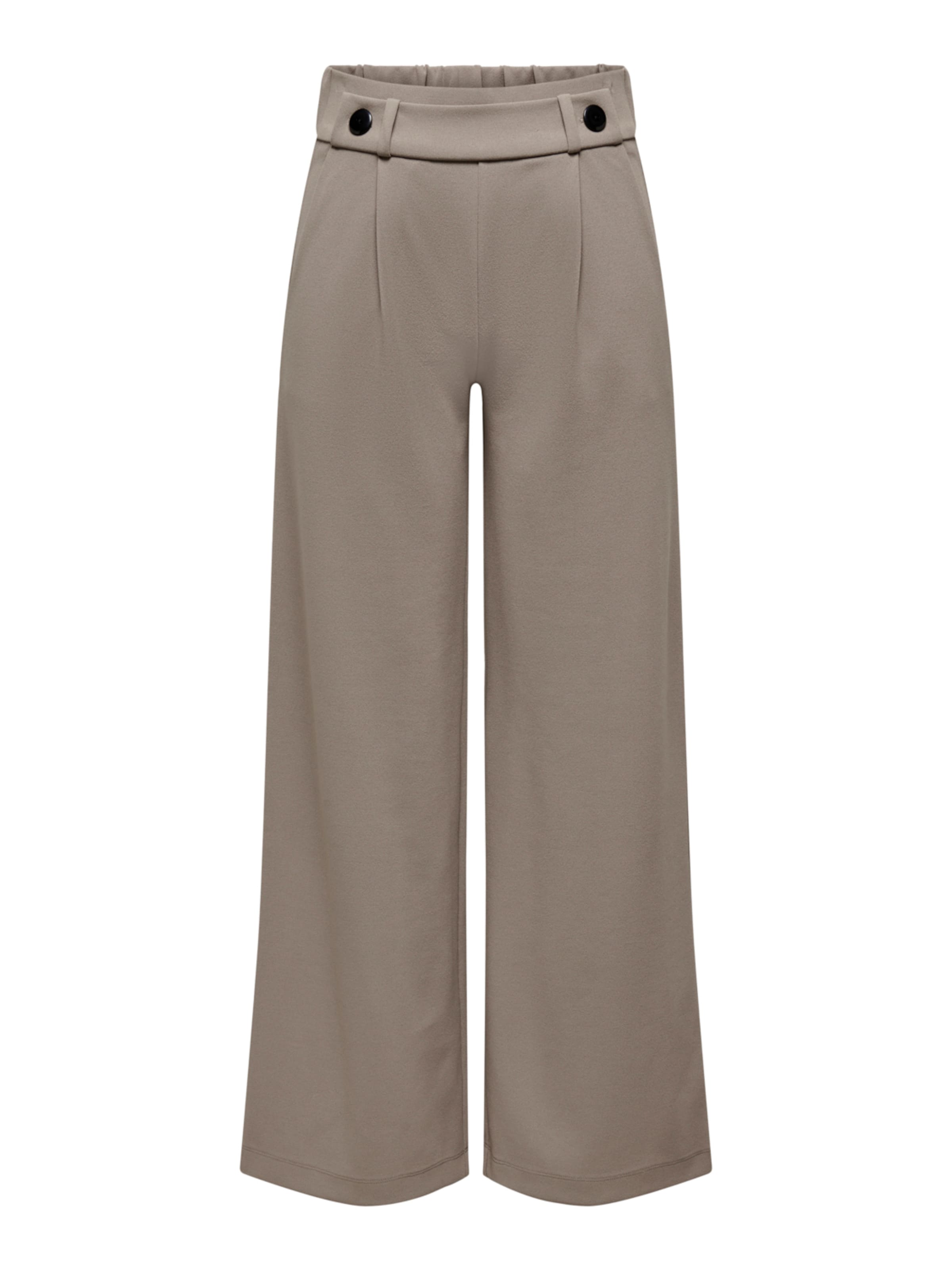 JDY Široký strih Plisované nohavice &#x27;Geggo&#x27; - Hnedá: predná strana