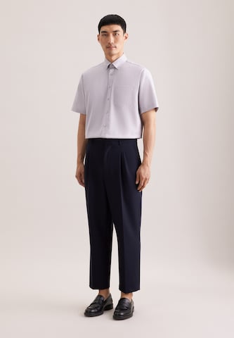 SEIDENSTICKER Regular fit Zakelijk overhemd 'Schwarze Rose' in Lila