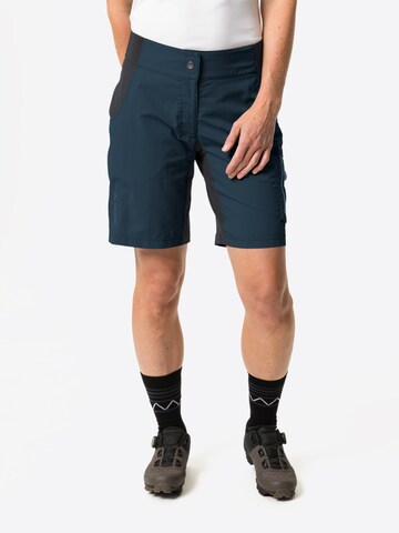 VAUDE Regular Outdoor trousers 'Qimsa' in Blue: front