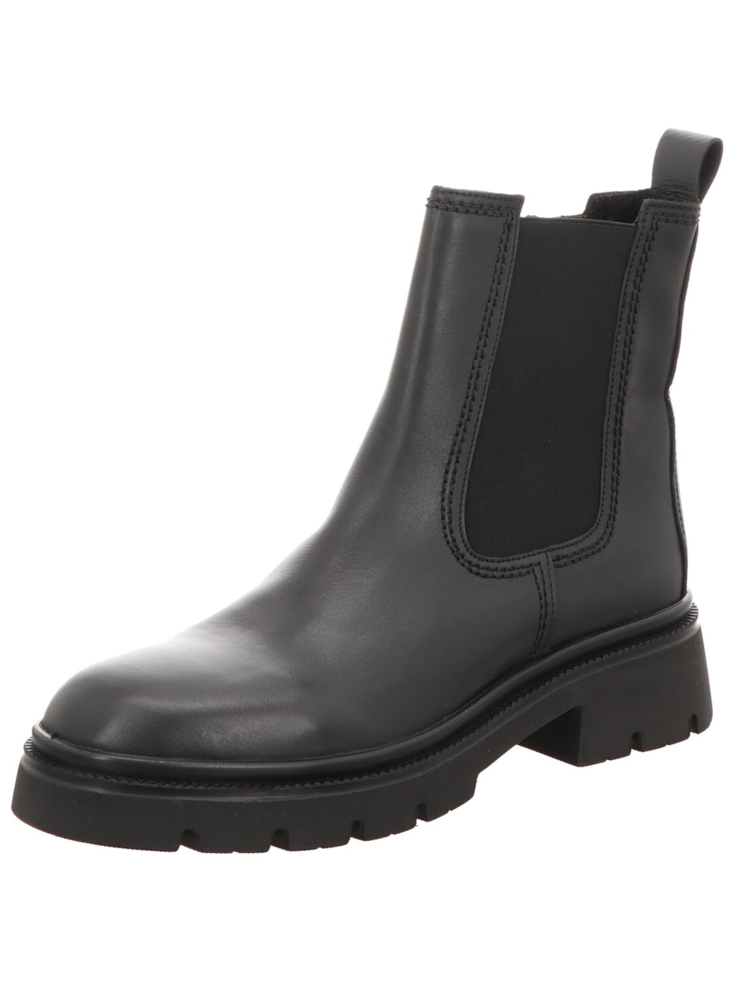 GABOR Boots 'Stiefelette Damen 8021.01.005 Echtleder in schwarz'‌‌‌‌‌‌ in Schwarz: Vorderseite