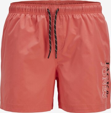 Shorts de bain 'JPSTMaui' JACK & JONES en orange : devant