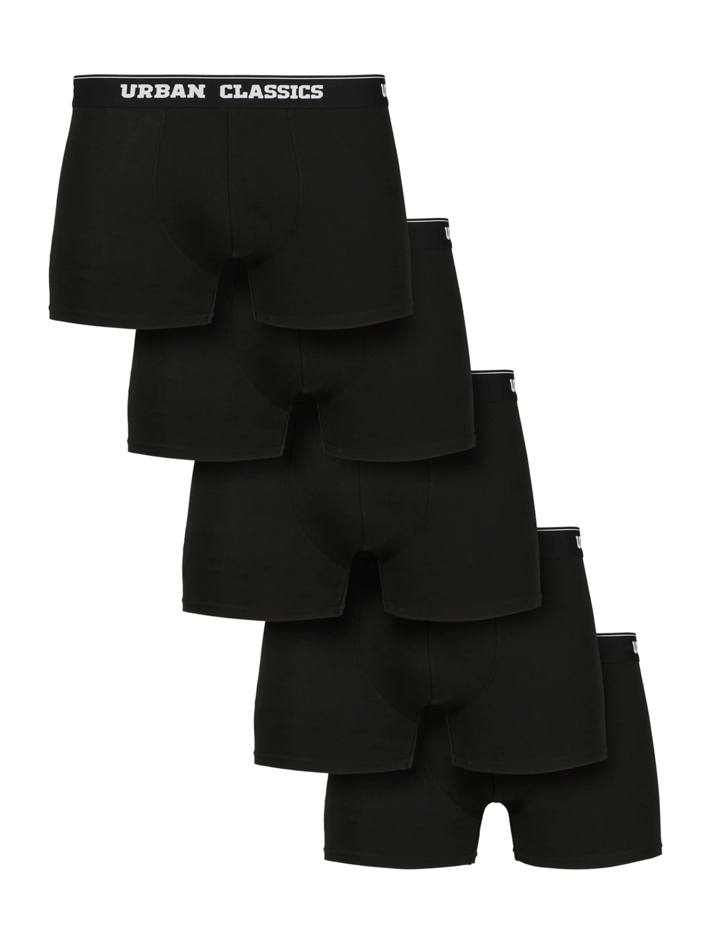 Urban Classics Bokserid, värv must: eest vaates
