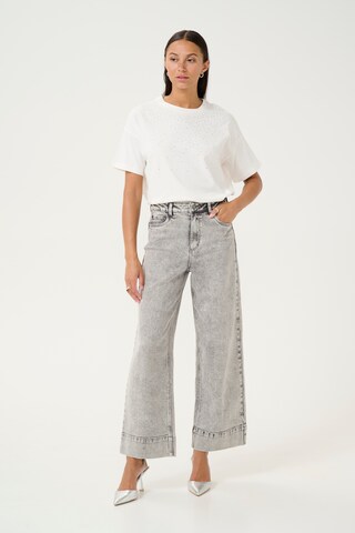Kaffe Loosefit Jeans 'KAAmelia' in Grau