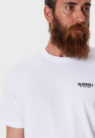 Oldskull Shirt in Weiß