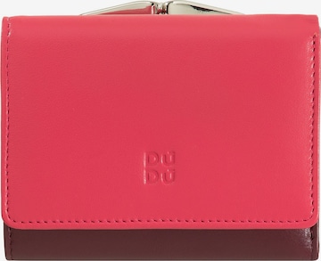 DuDu Wallet 'Corsica' in Pink: front