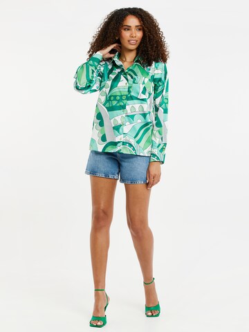 Threadbare Blouse 'Sanasa' in Groen