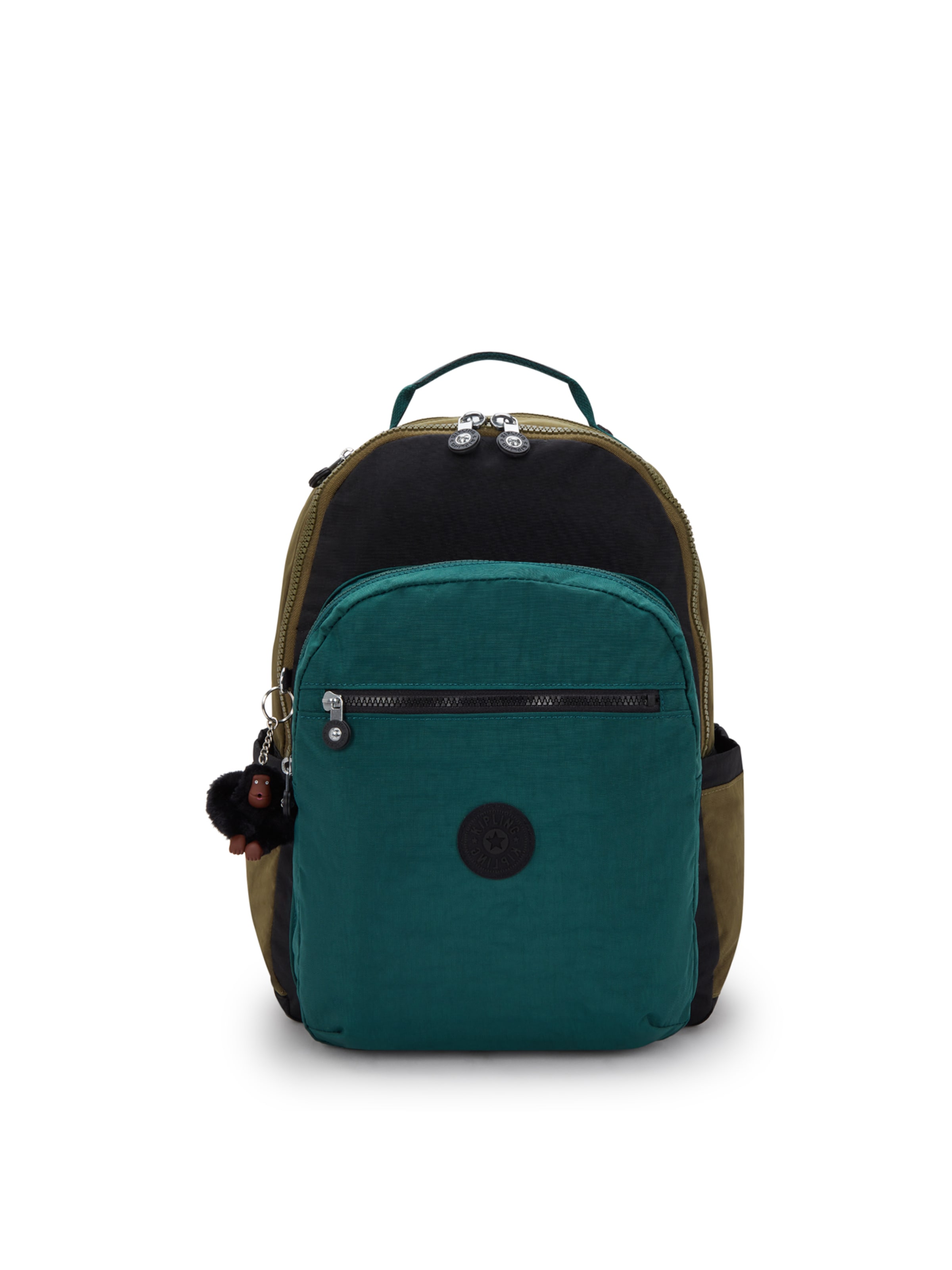 Zaino 'Seoul' di KIPLING in verde: frontale
