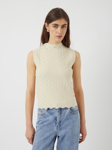 Haut YAS en beige : devant