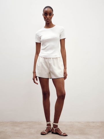 ABOUT YOU x Marie von Behrens Shirt 'Jill' in White