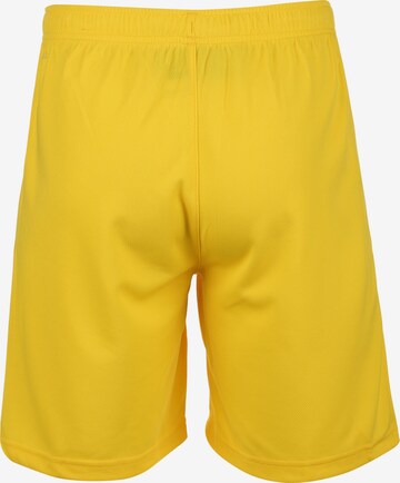 Regular Pantalon de sport 'TeamRise' PUMA en jaune