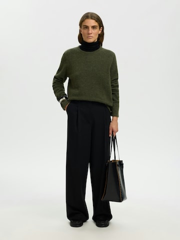 Pullover 'SLWLULU' di SELECTED in verde