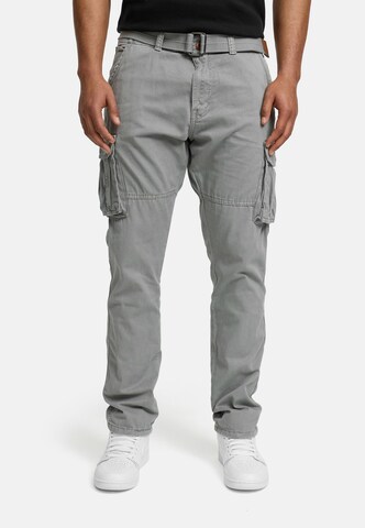 Regular Pantalon cargo 'INPascan' INDICODE JEANS en bleu : devant