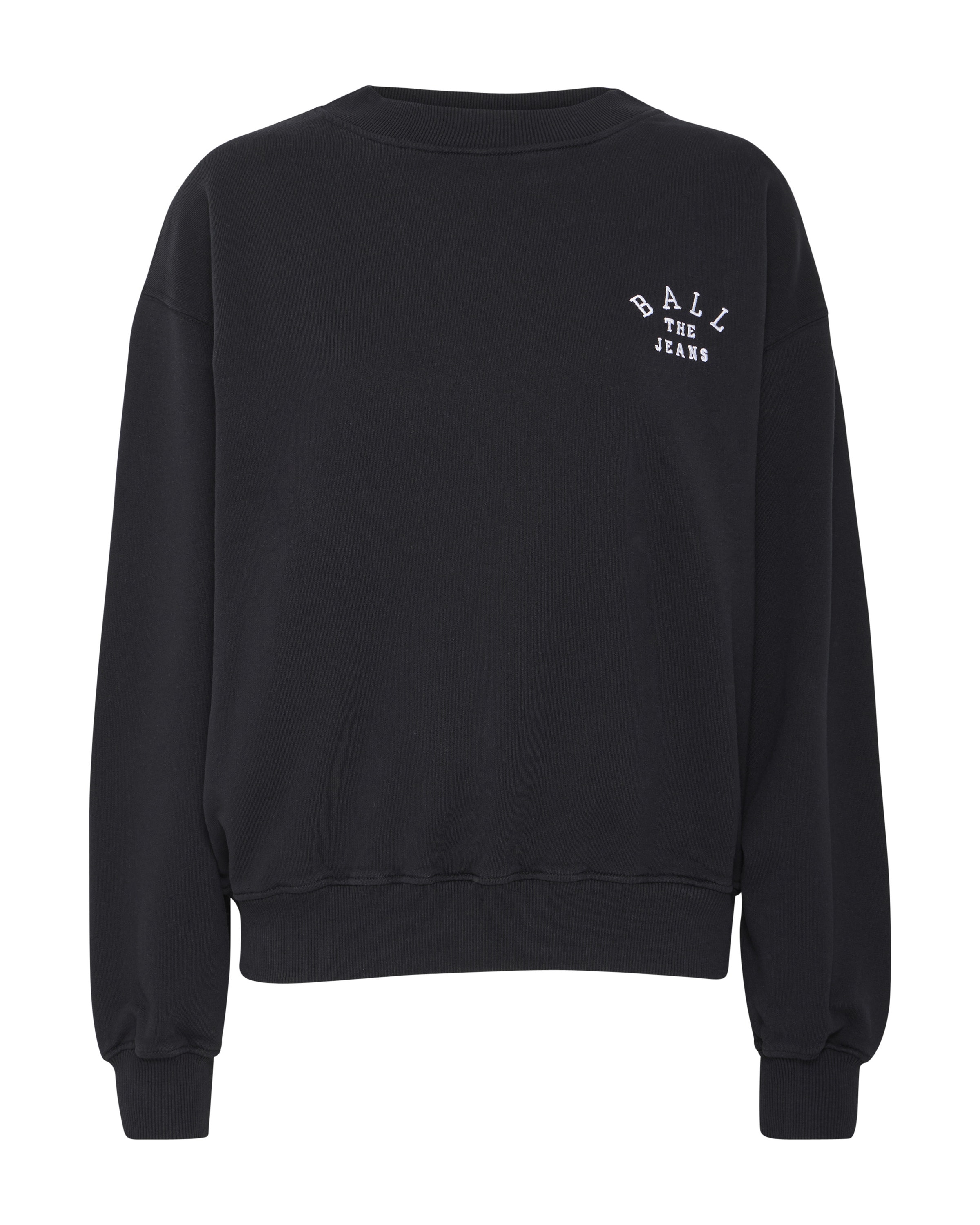 Ball Sweatshirt 'Savona' in Zwart: voorkant