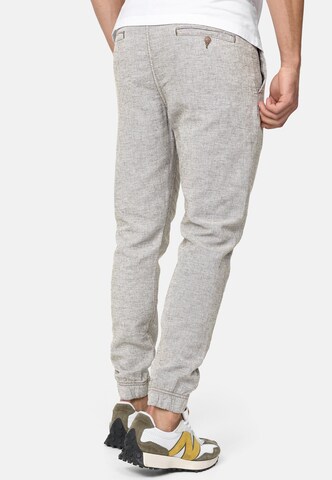 INDICODE JEANS Tapered Broek 'Blnda' in Grijs