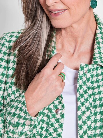 Blazer Goldner en vert