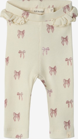 Lil'Atelier Leggings 'NBFGAVO' in Beige: Vorderseite