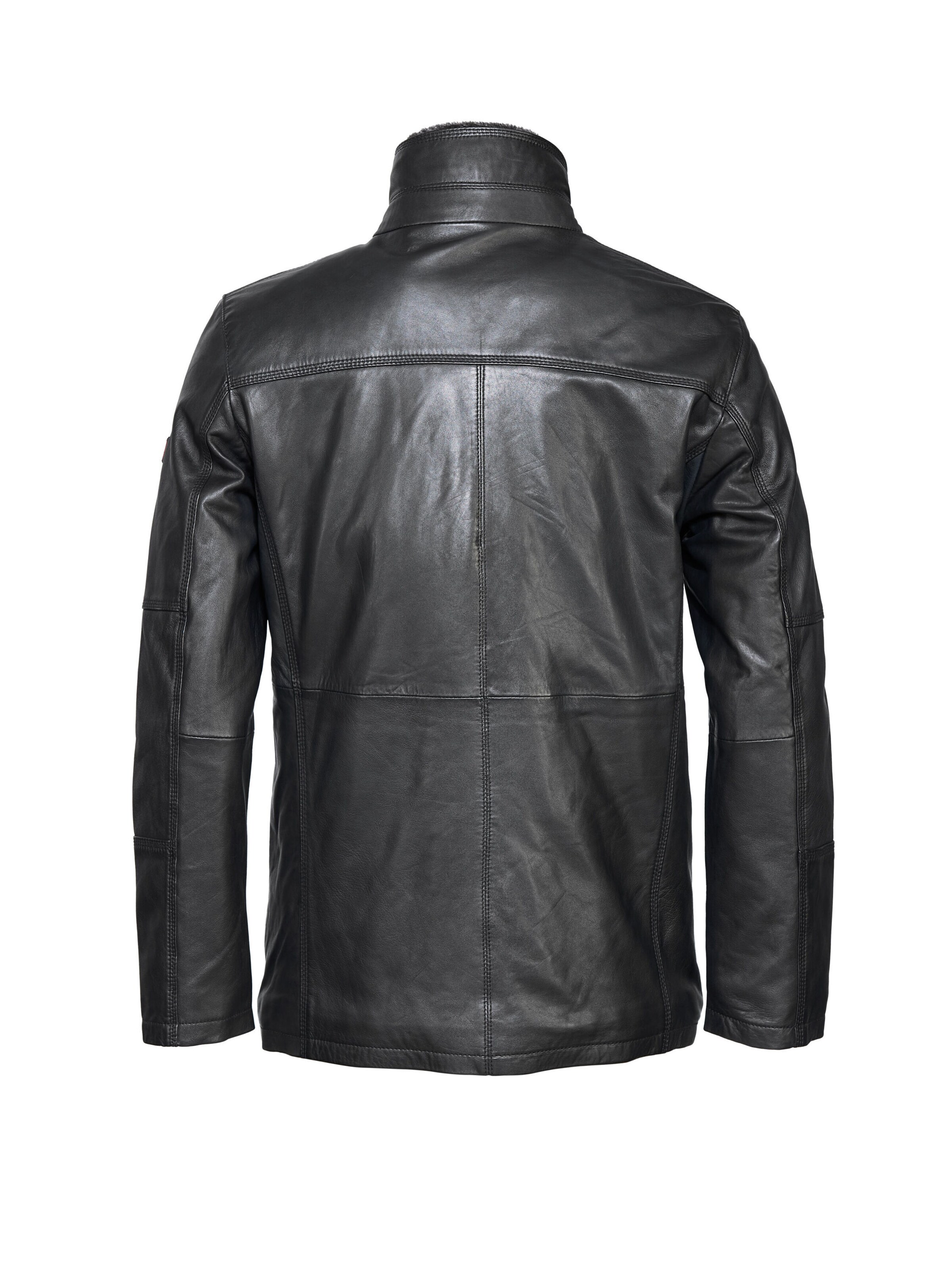 bugatti Lederjacke 'BULuca' in Schwarz
