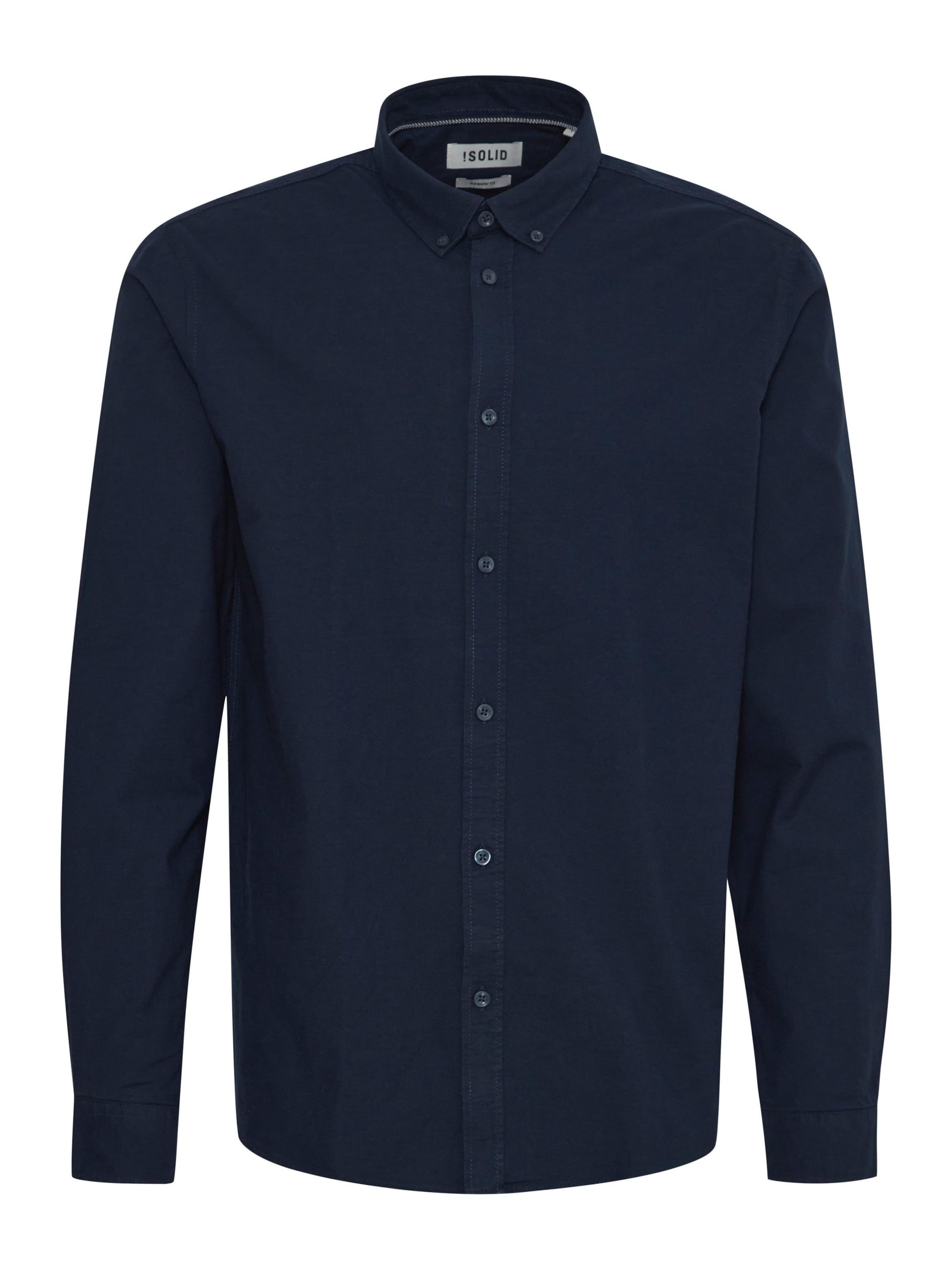 !Solid Overhemd 'Val' in Blauw: voorkant
