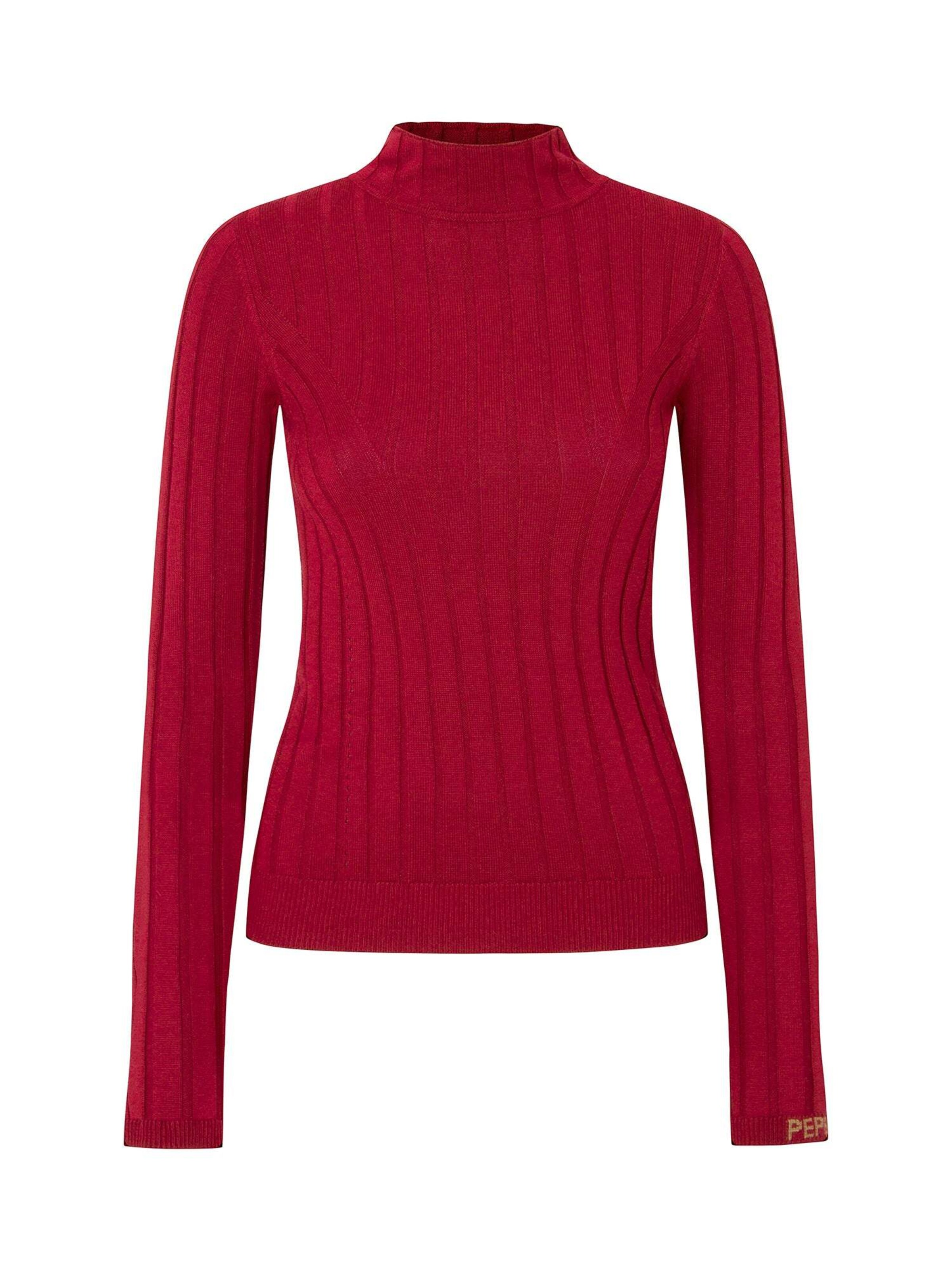 Pepe Jeans Trui ' IZABEL ' in Rood: voorkant