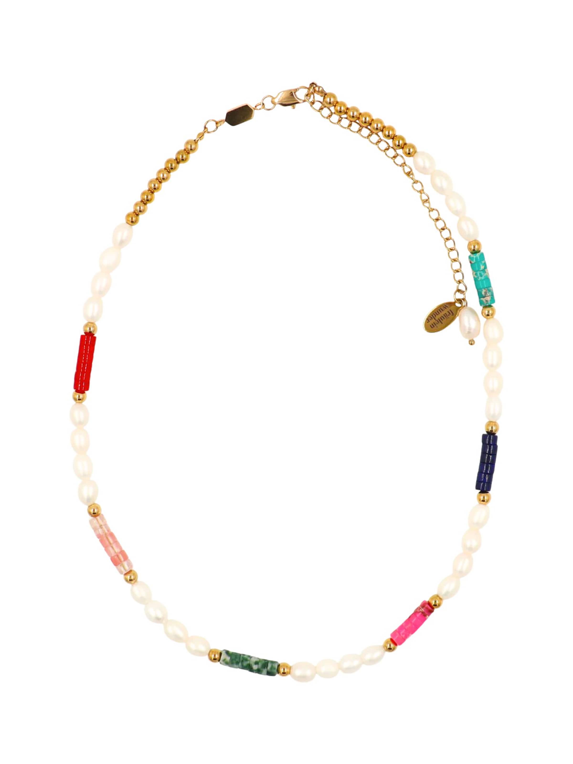 Fräulein Wunder Kette 'Lotte'‌‌‌‌‌‌‌‌‌ in Mischfarben: Vorderseite