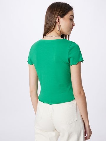 Monki - Camiseta en verde