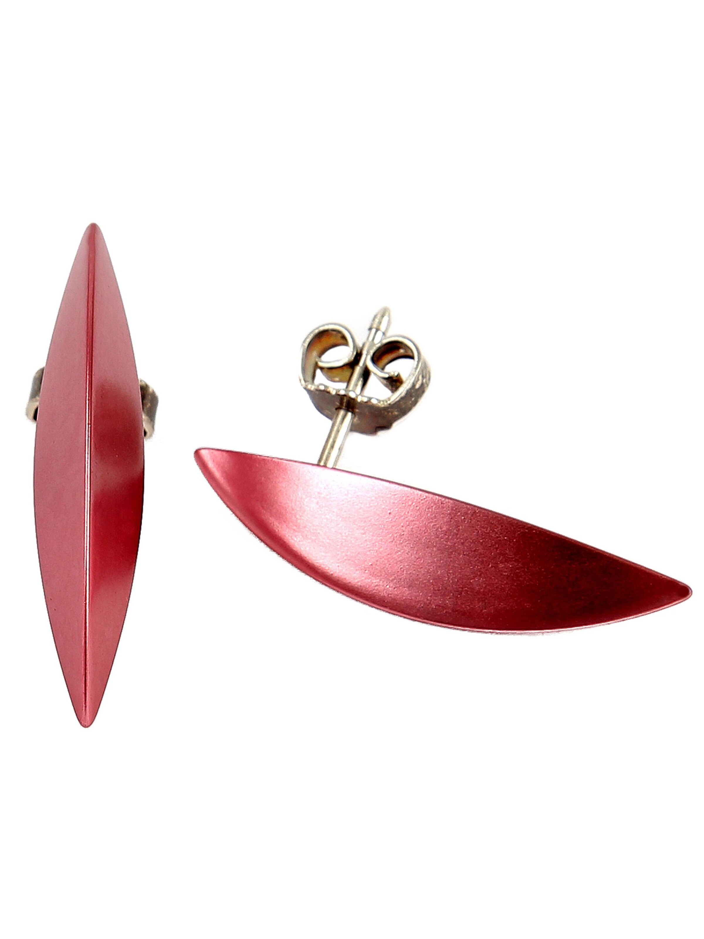 Boucles d'oreilles DeMarie en rose : devant