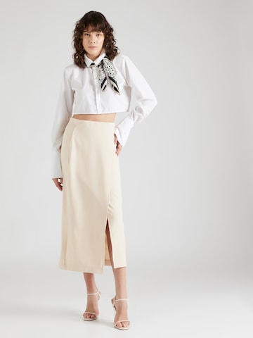 SOAKED IN LUXURY Skirt 'Bea' in Beige