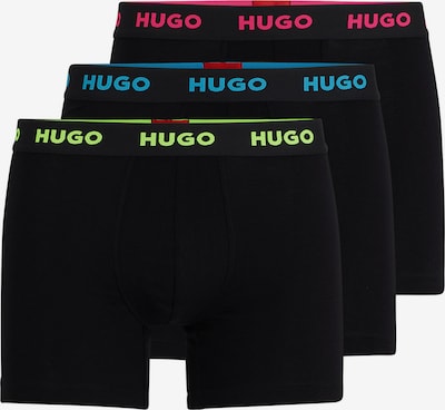 HUGO Boxers en mélange de couleurs / noir, Vue avec produit