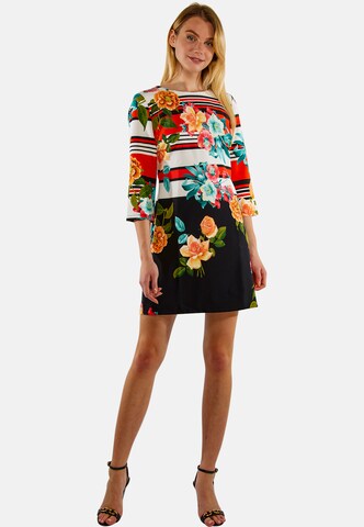 TOOche Dress 'Flowerpower' in Mixed colors: front