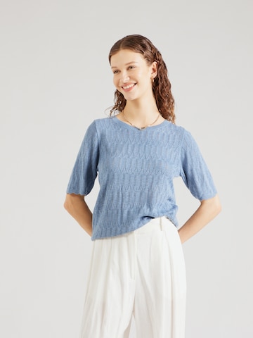 Pull-over 'MYLIE' VILA en bleu : devant