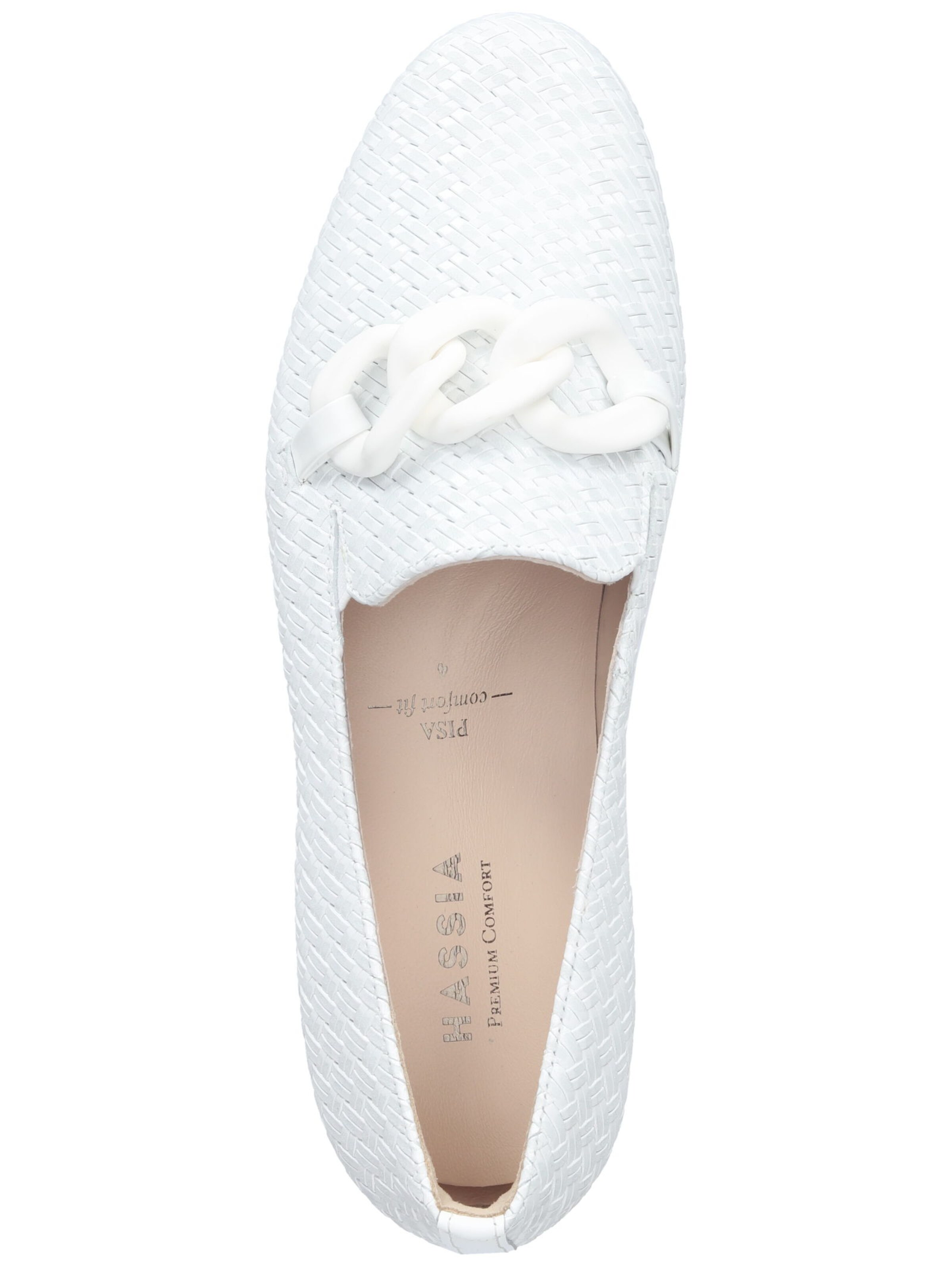 HASSIA Classic Flats in White