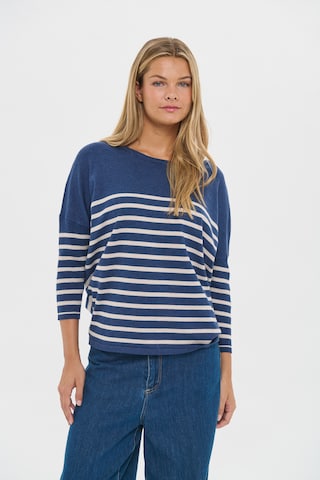 SAINT TROPEZ Pullover 'MilaSZ' in Blau: Vorderseite