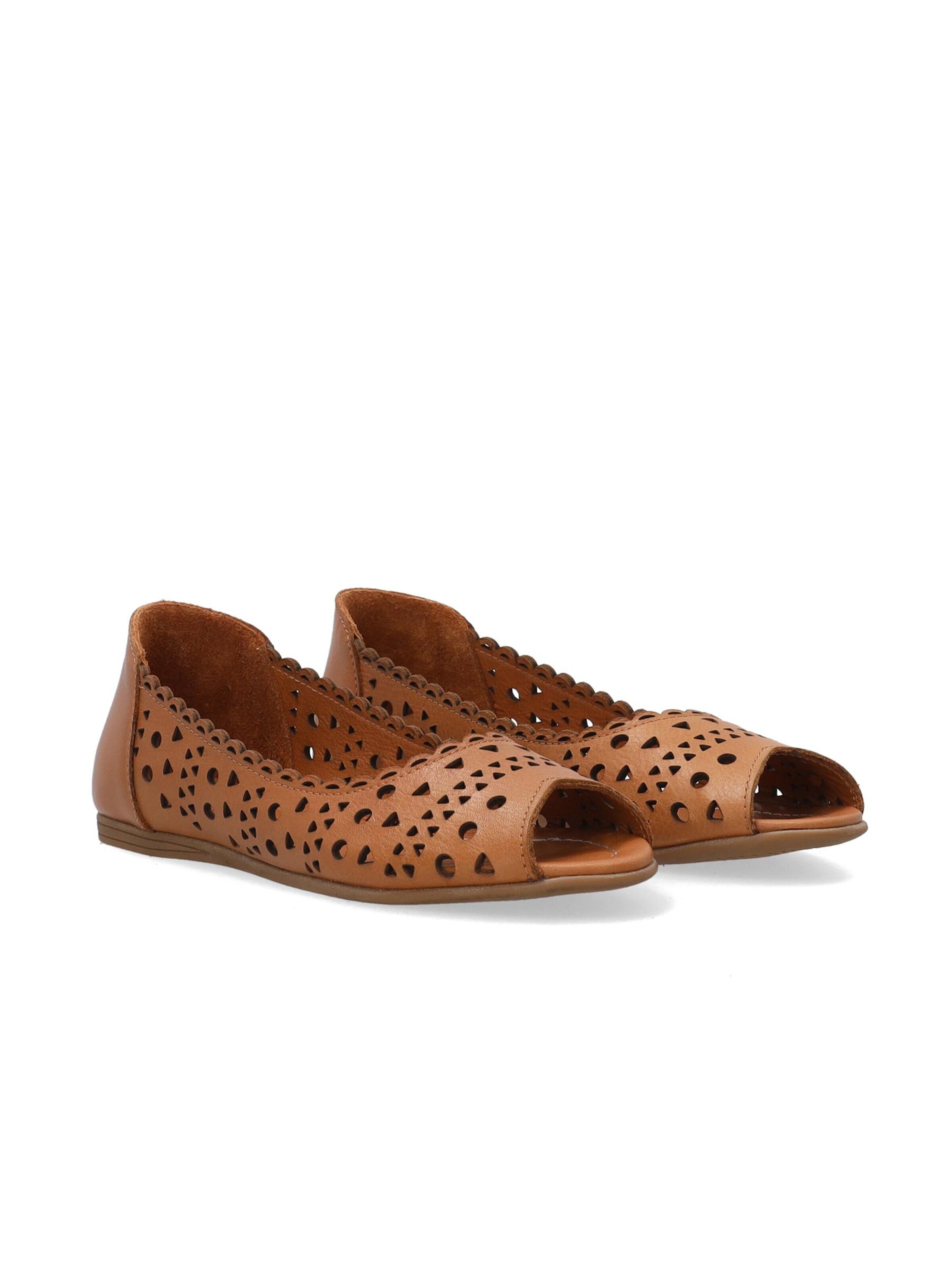 VENEZIA Ballet Flats in Brown