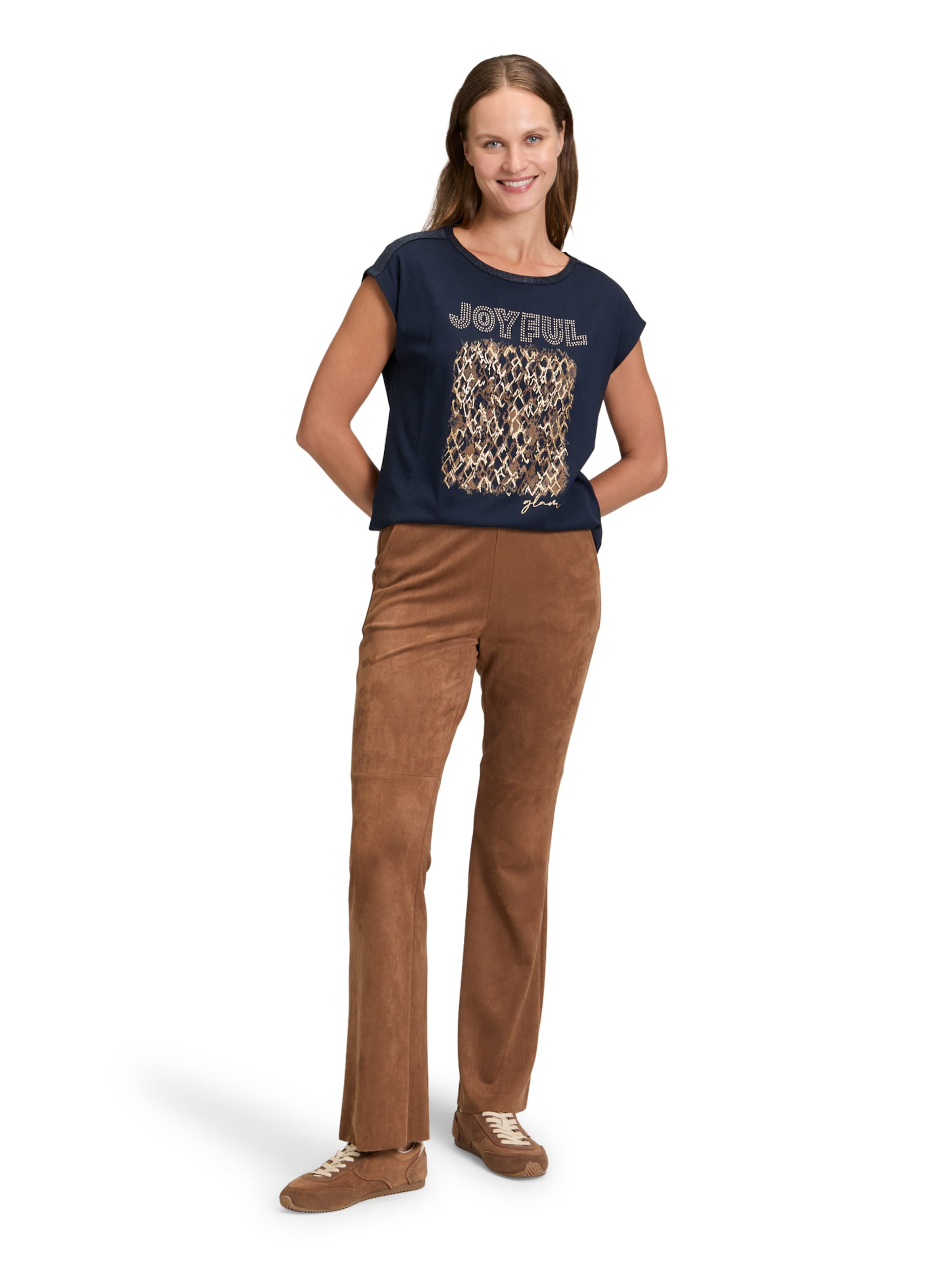 Betty Barclay Blusenshirt mit U-Boot-Ausschnitt in Blau