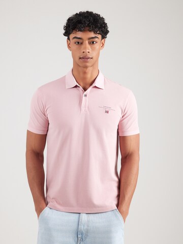 NAPAPIJRI Majica 'ELBAS' | roza barva: sprednja stran