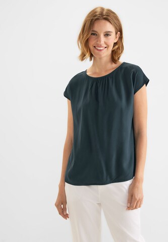 STREET ONE Blouse in Groen: voorkant