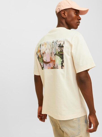 JACK & JONES Shirt in Beige: front