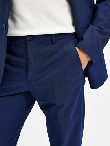 Regular Pantalon à plis 'Josh' SELECTED HOMME en bleu