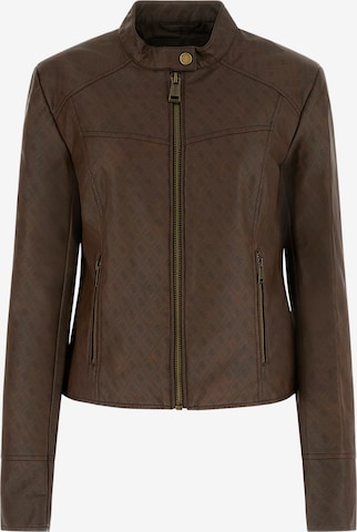 GUESS Välikausitakki 'ANITA' värissä ruskea: etupuoli