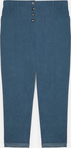 Fiorella Rubino Regular Trousers in Blue: front