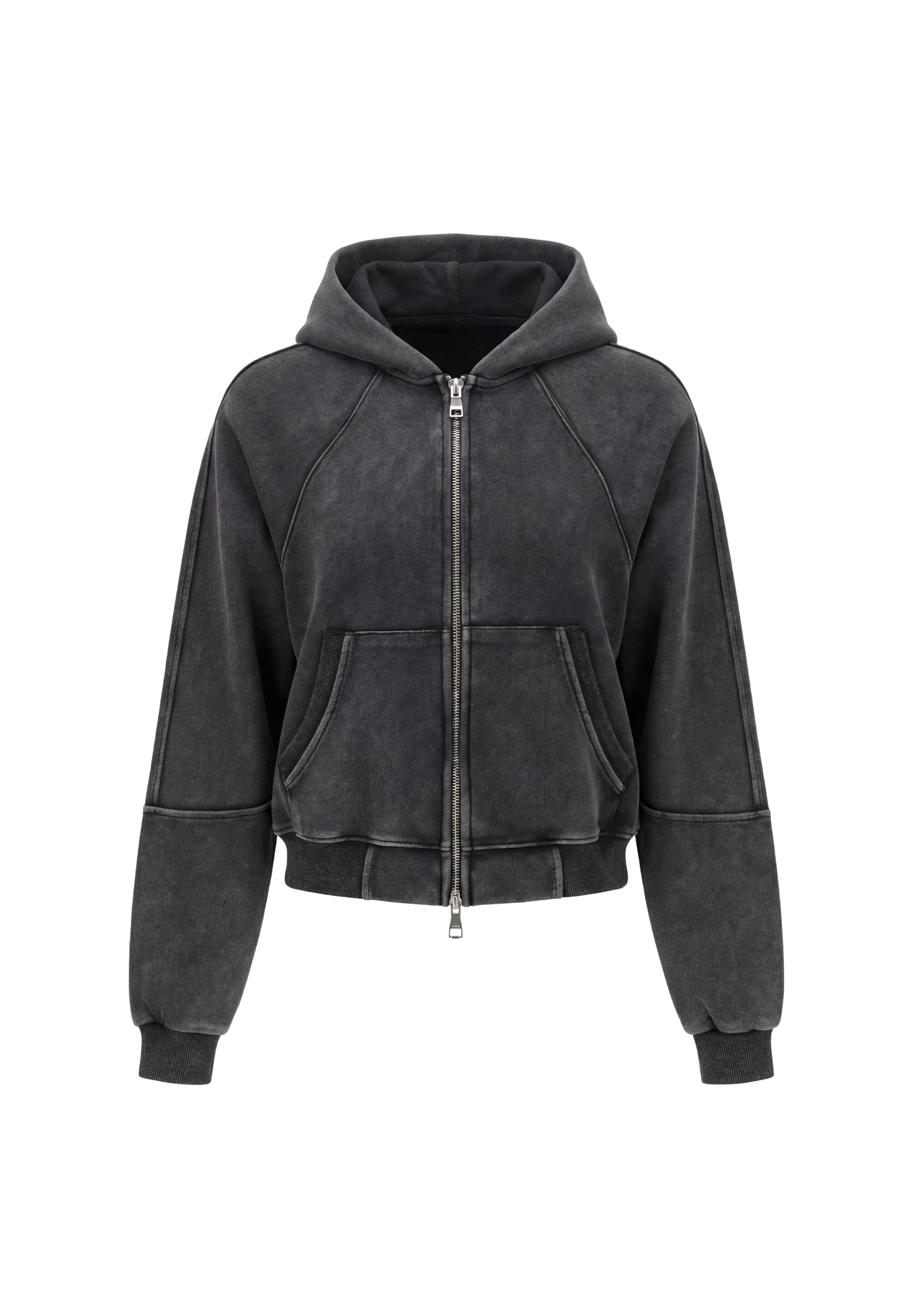 Veste de survêtement myMo ROCKS en gris : devant