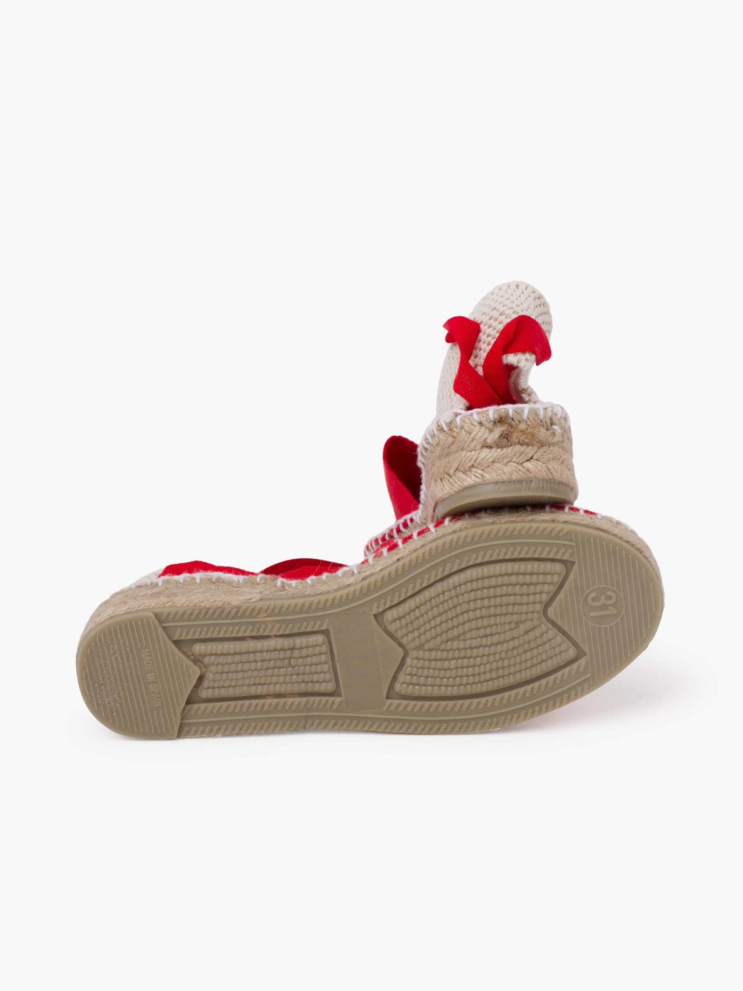 Pisamonas - Sandalias en rojo