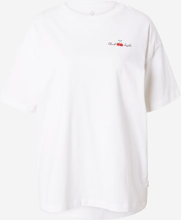 CONVERSE T-Shirt 'CHUCK TAYLOR CHERRY INFILL' in Weiß: predná strana