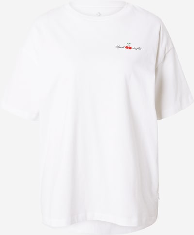 CONVERSE Тениска 'CHUCK TAYLOR CHERRY INFILL' в зелено / червено / черно / бяло, Преглед на продукта